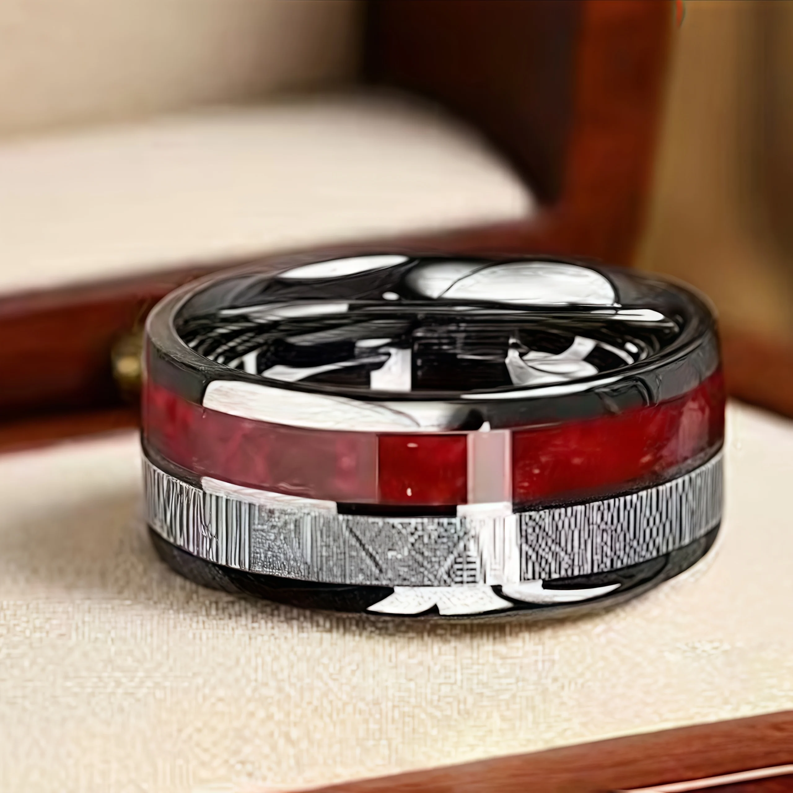 Mens Fashion Store - 8MM Women Luxury Red Store Wedding