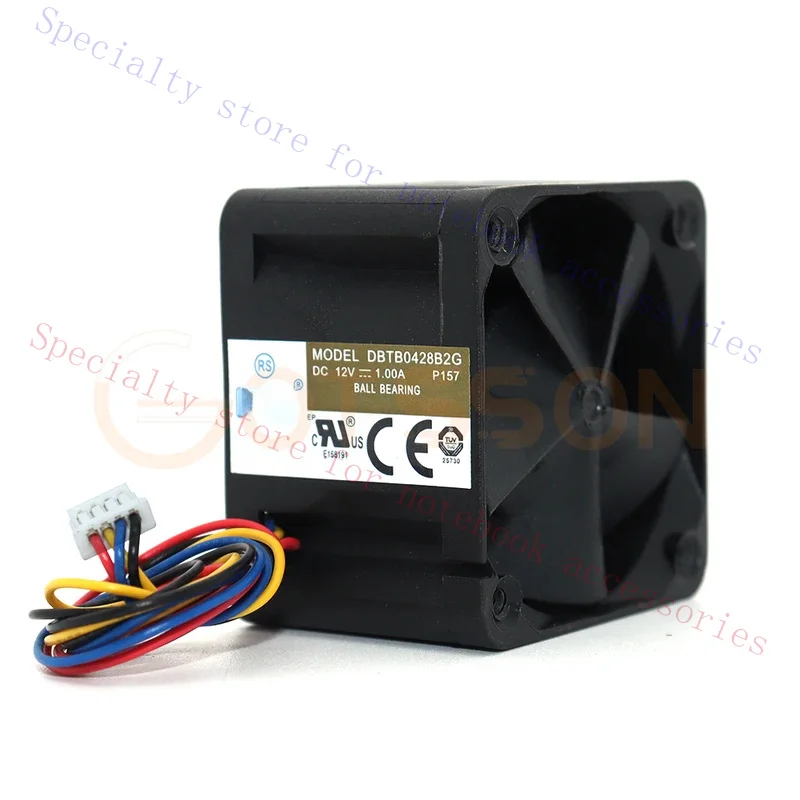 30PCS AVC 4028 12V 1A DBTB0428B2G High Speed Server Fans 40*40*28mm Dual Ball Bearing 4-wire 4Pin PWM 40mm Powerful Cooling Fan
