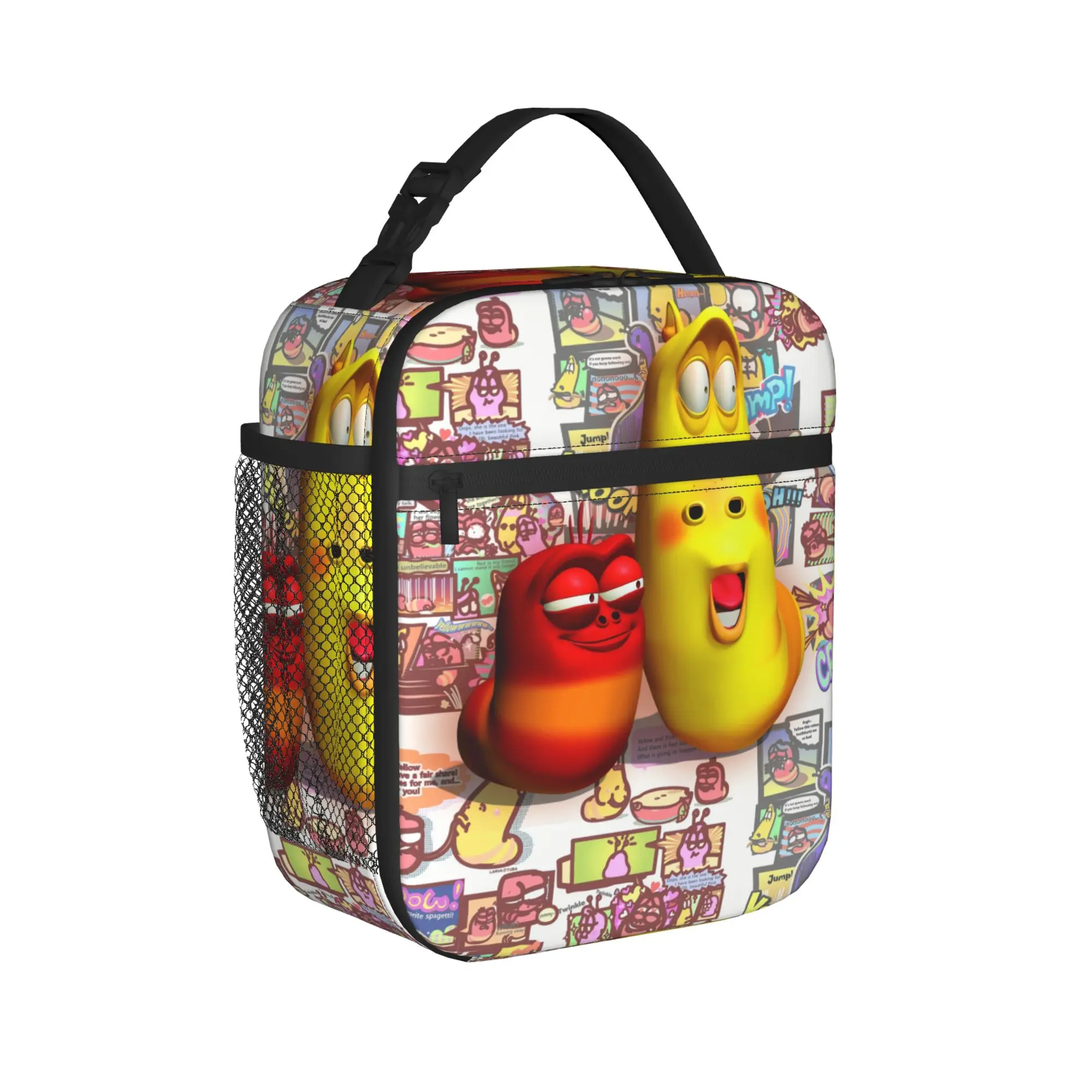 Larva Yellow Larva Red Backpack  Travel Backpacks Girl High Quality Big High School Bags Style Rucksack