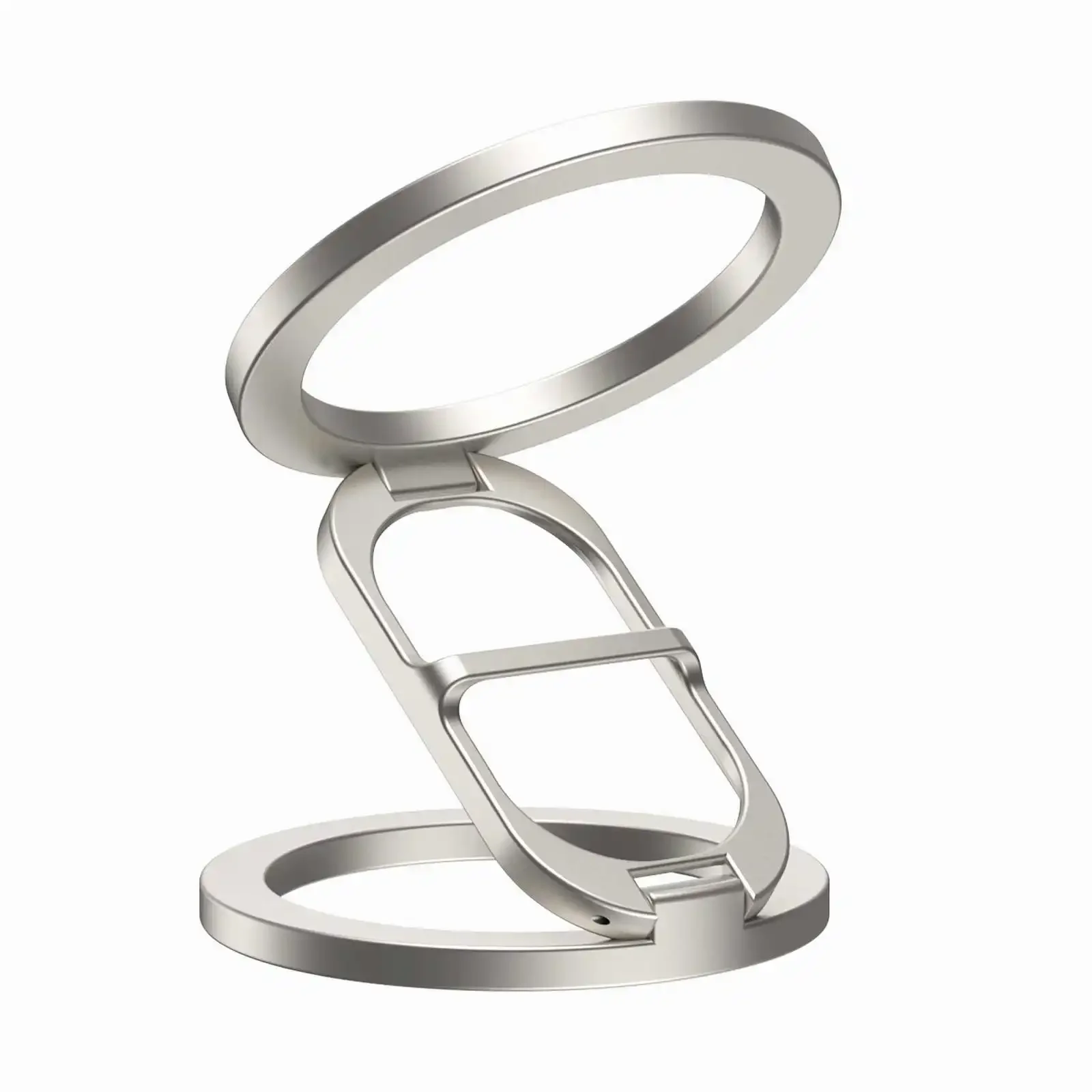 

Ultra-Thin 4Mm Magnetic Phone Ring - Detachable Double-Sided Holder for Travel (Magsafe & Metal Plate Compatible)