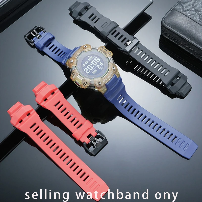 GBD-H1000 watch strap For CASIO watch 3475 cat man  modified resin silicone watch strap men's bracelet accessorie silicone belt view 2