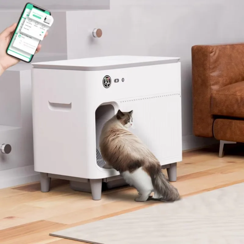 

Cat litter box large XL ventilation Wifi application automatic cat litter box household