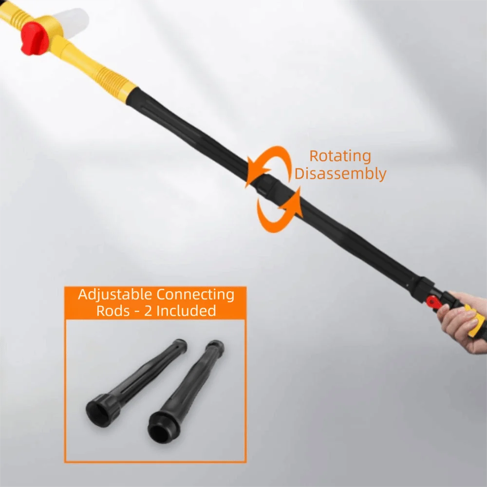 360 Degree Rotation Car Rotary Wash Brush Adjustable Length Foam Generating High Pressure Washer Automatic Rotating