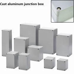 1Pc Cast aluminum junction box metal button box power box aluminum alloy wire box indoor and outdoor waterproof box terminal box