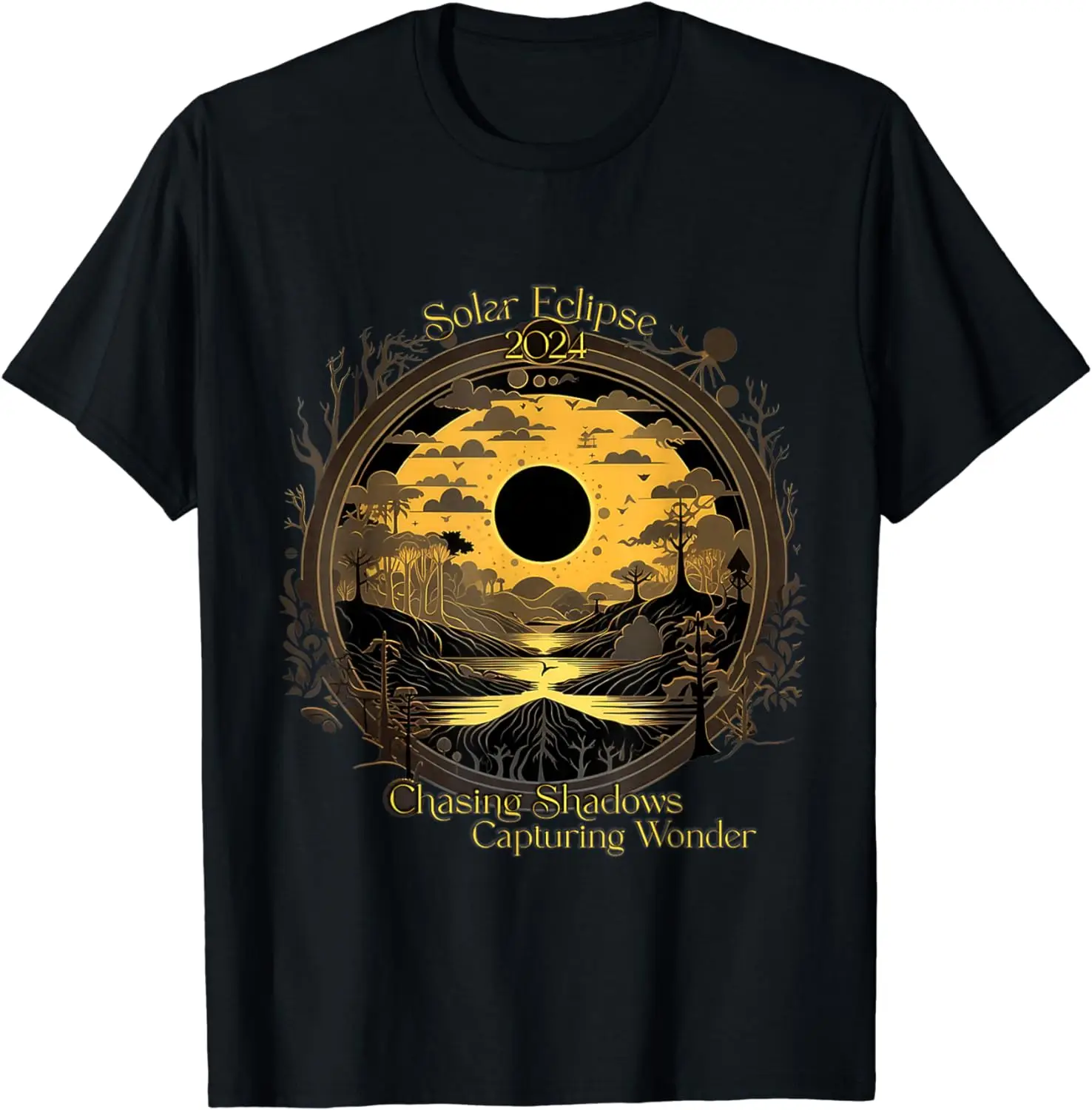 2024 Total Solar Eclipse Shirt Chasing Shadows April 8 T-Shirt