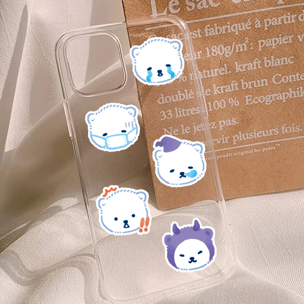 40pcs Polar Bear Stickers Can Be Used To Decorate Party Desktops,Mobile Phone Cases,Cabinets,Drinking Glasses, Etc., Party Gifts view 4