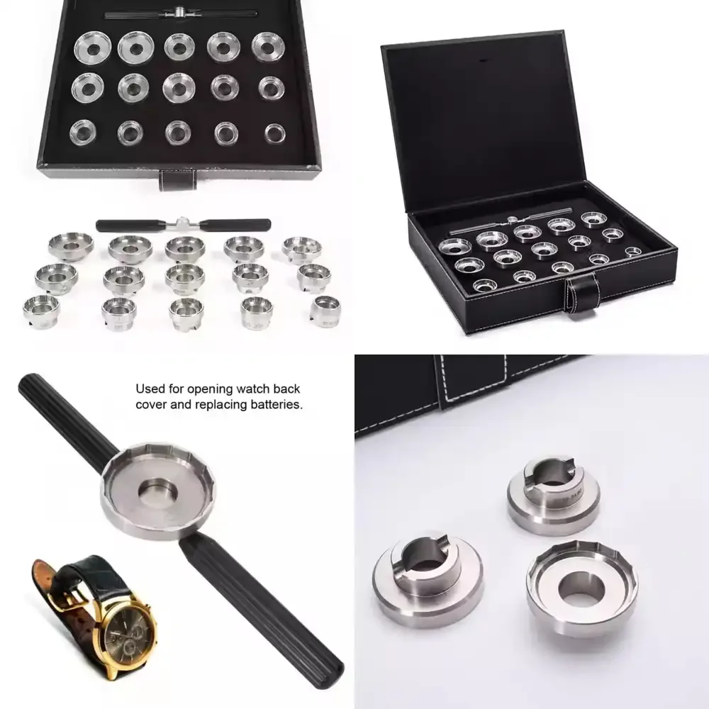 

15PCS Watch Opener Mold Kit Wrench Case Opener Rlx case Closing Tool