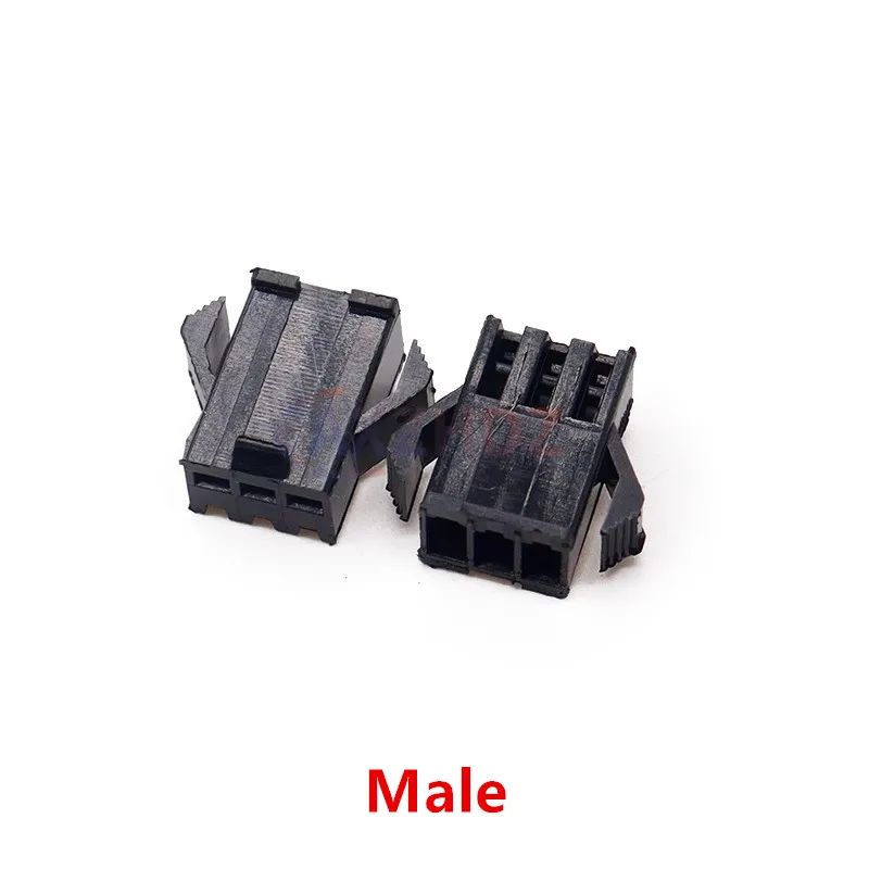 10/50 Sets JST SM2.54 2/3/4/5/6/7/8/9/10/11/12 Pin Pitch 2.54mm SM Female and Male wire connector housing SM-2P SM-2R SM2.54MM view 4