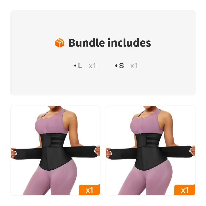 Breathable Neoprene Waist Trainer Trimmer Belt, Body Shapewear For Women