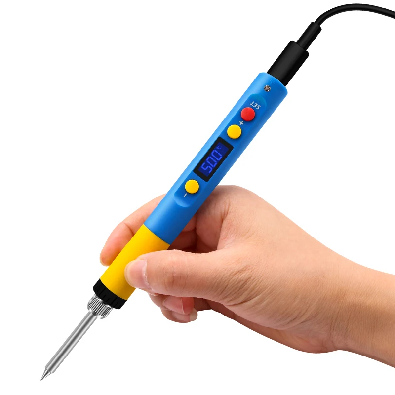 T65 intelligent soldering iron PD 65W 180-500 ℃ fast heating soldering pen portable digital display  iron Type-C interface