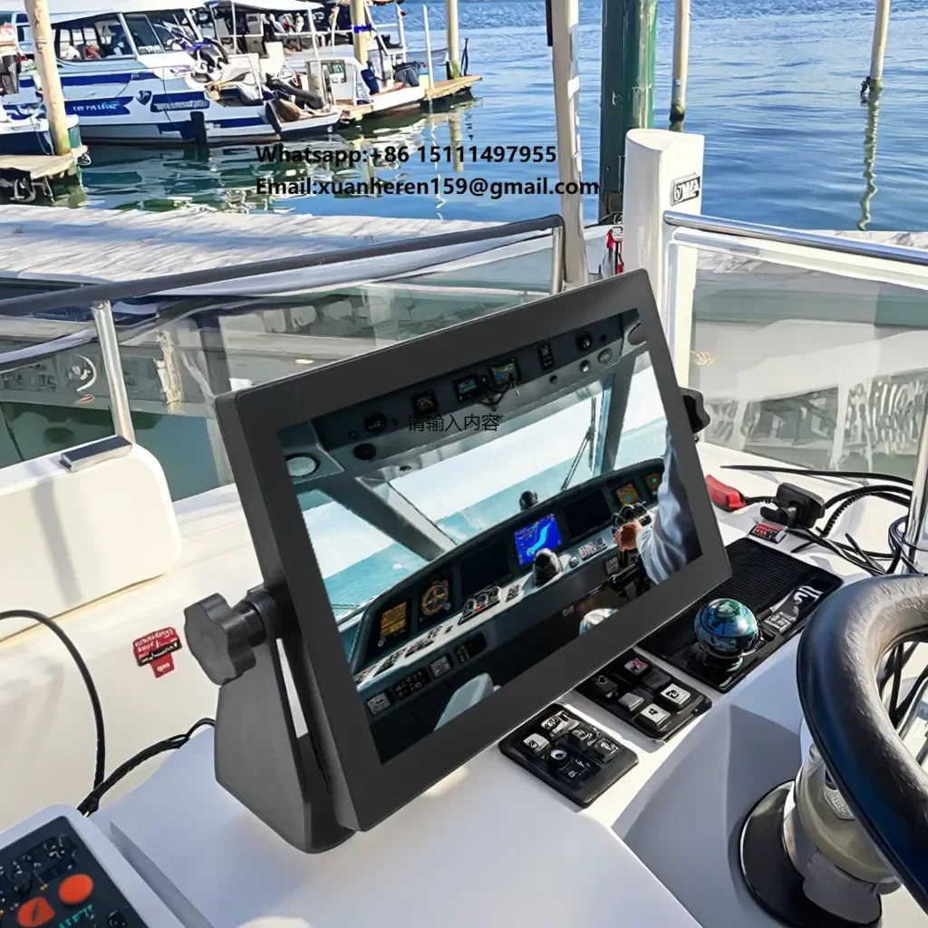 15.6 18.5 21.5 Inch Waterproof IP67 Marine Capacitive Touch Screen Monito 1500 Nits Outdoor for Fishing Boat New Product