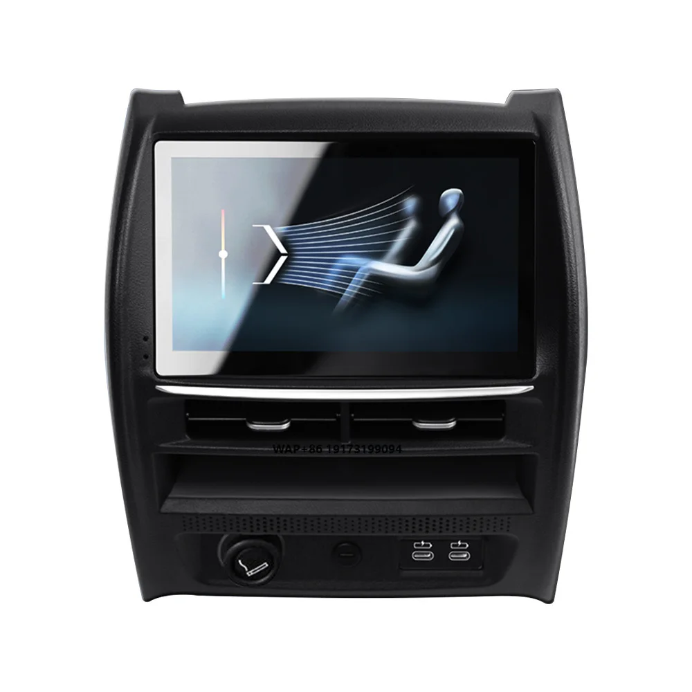 Car Rear Air Conditioning Screen for 5S 2018-2023 Temperature Control Android 14 Wireless Carplay Entertainment Video Screen
