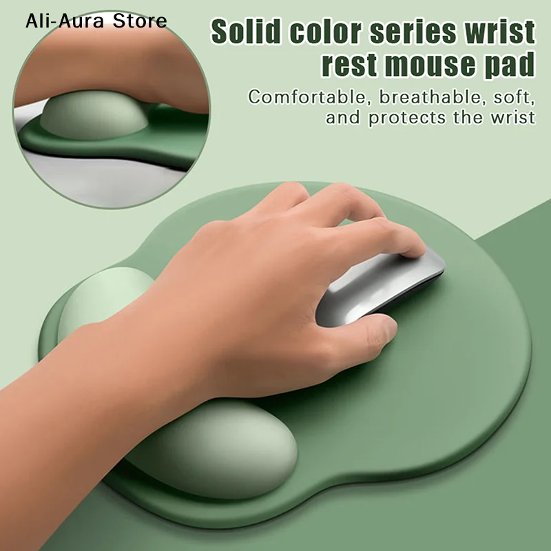 1Pcs Gradient Ergonomics Mouse Pad Comfortable Wrist Support Non Slip Mice Mat Soft Mousepad Wrist Rest Computer Mouse Pad