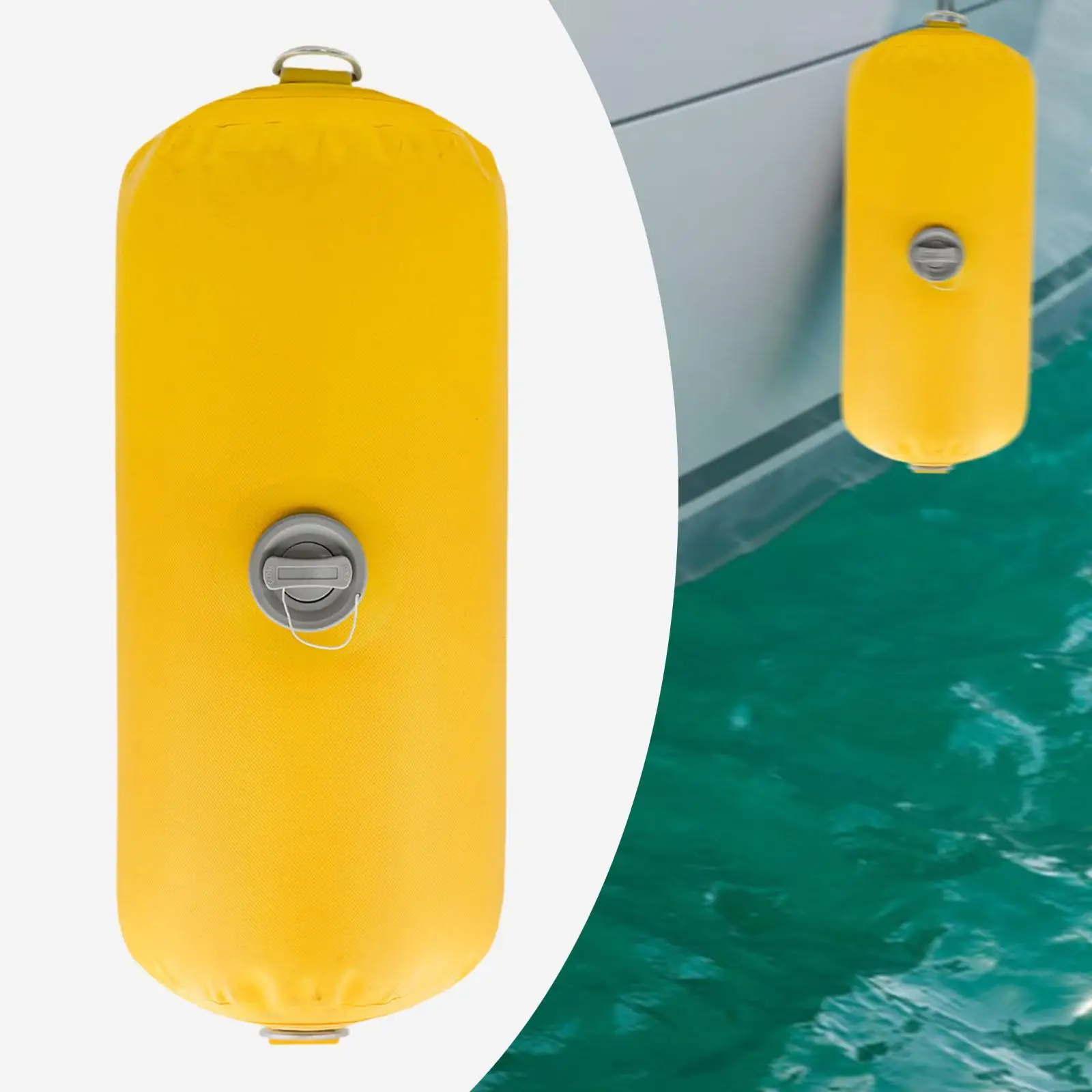 PVC Inflatable Boat Fender Dock Ball Dock Edge with Hanging Hole Marine Mooring Buoy Anchor Buoy for Outdoor Sports Sailboats