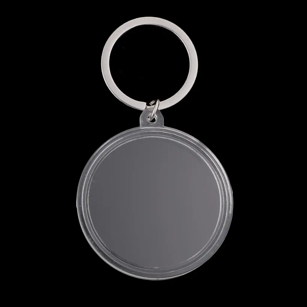 Plastic Holder Keychain 40mm Souvenir Commemorative Keyring