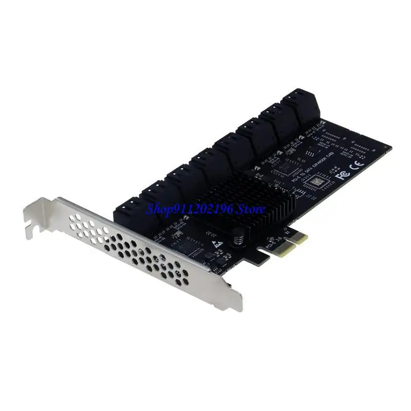 

P82A 16 PORT III PCIE CONTROLLER CARD CARD PCIE 1X Слот до адаптера SATA3.0
