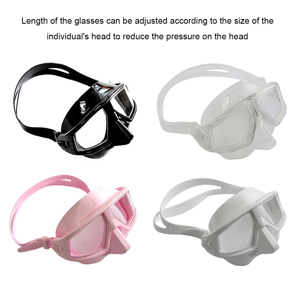 Lightweight Freediving Masks 120 Degree View Underwater Scuba Diving Goggles Snorkeling Glasses Swimming Equipment Adults