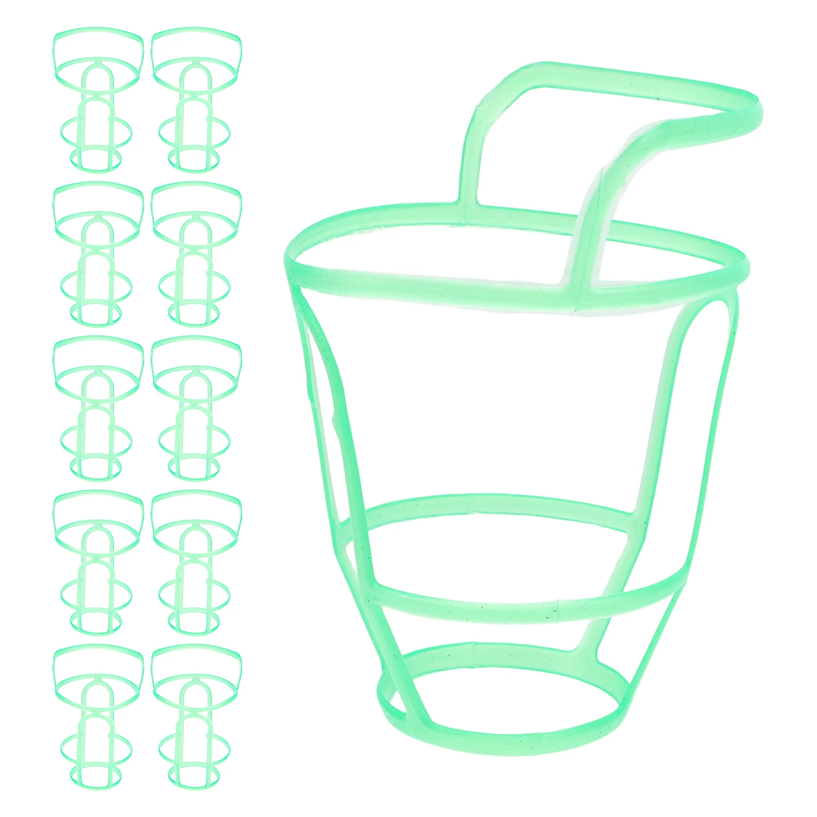 

20pcs Infusion Hanging Net Covers Plastic Drip Bottle Covers Hospital Saline Bottle Holder Supply Grid Net Teaching