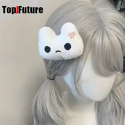 Gothic Lolita Fish plate angry rabbit sleepy sad cat hairpin home headdress Y2K girl cute anime hairpin banger Hair clip