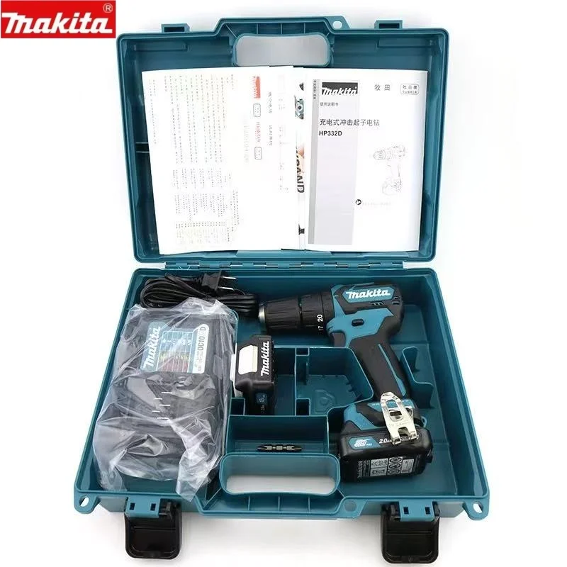 

Makita DHP487 Screwdriver Cordless Percussion Drill 18V Electric Variable Speed Brushless Motor Impact Power Tools Power Drill.