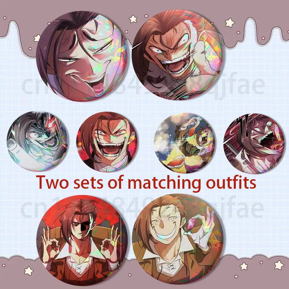 Abstract funny Lloyd Frontera 2 piece set Pins Creativity Printed Pictures Text Metal Lapel Badges Brooches Jewelry Gift