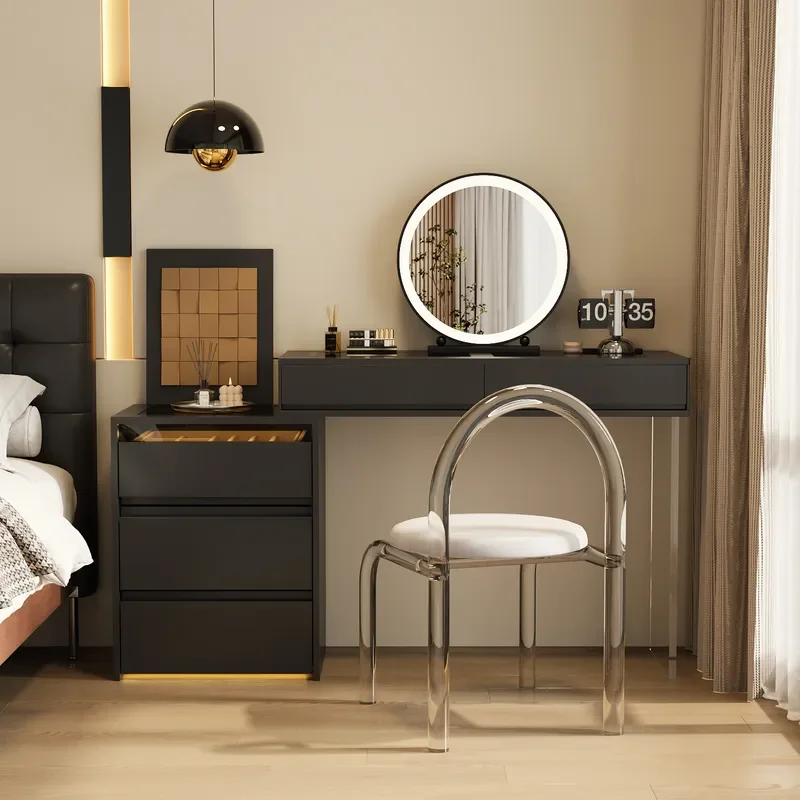for Apartment 7 Italian minimalist dresser chest bedroom storage cabinet end of bed luxury makeup table