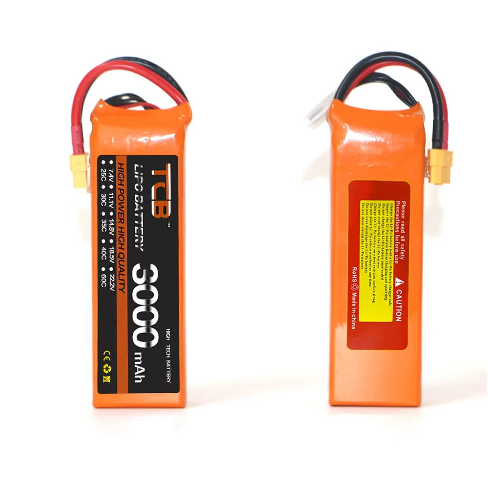 2S RC LiPo Battery 7.4V 1500mAh 2600mAh 3000mAh 4200mAh 5200mAh 6000mAh 25 C 35C 60C For RC Airplane Drone Helicopter Car 2S LiP