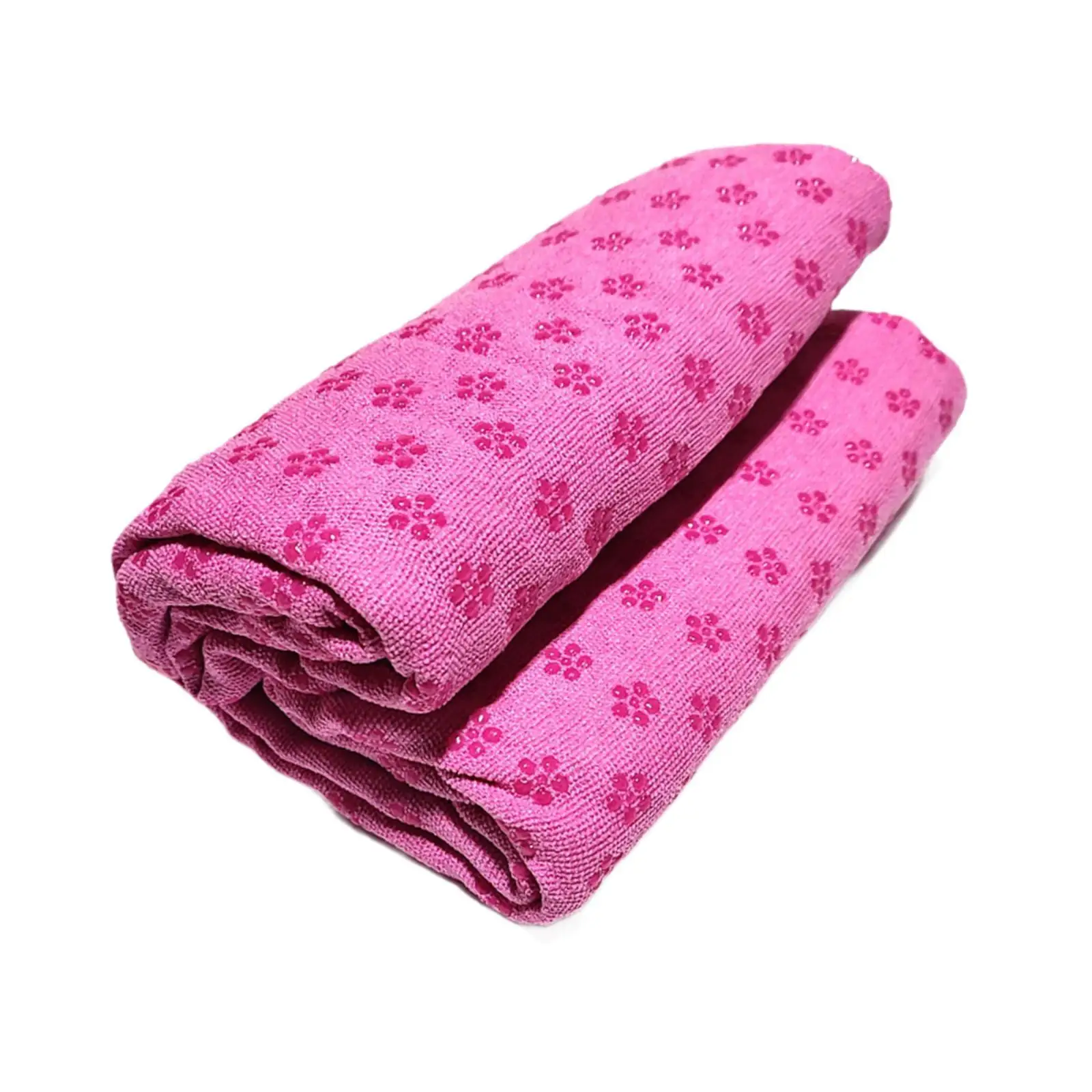 Microfiber Sweat Absorbent Yoga Towel Mat for Pilates and Hot Yoga Practice Accessory
