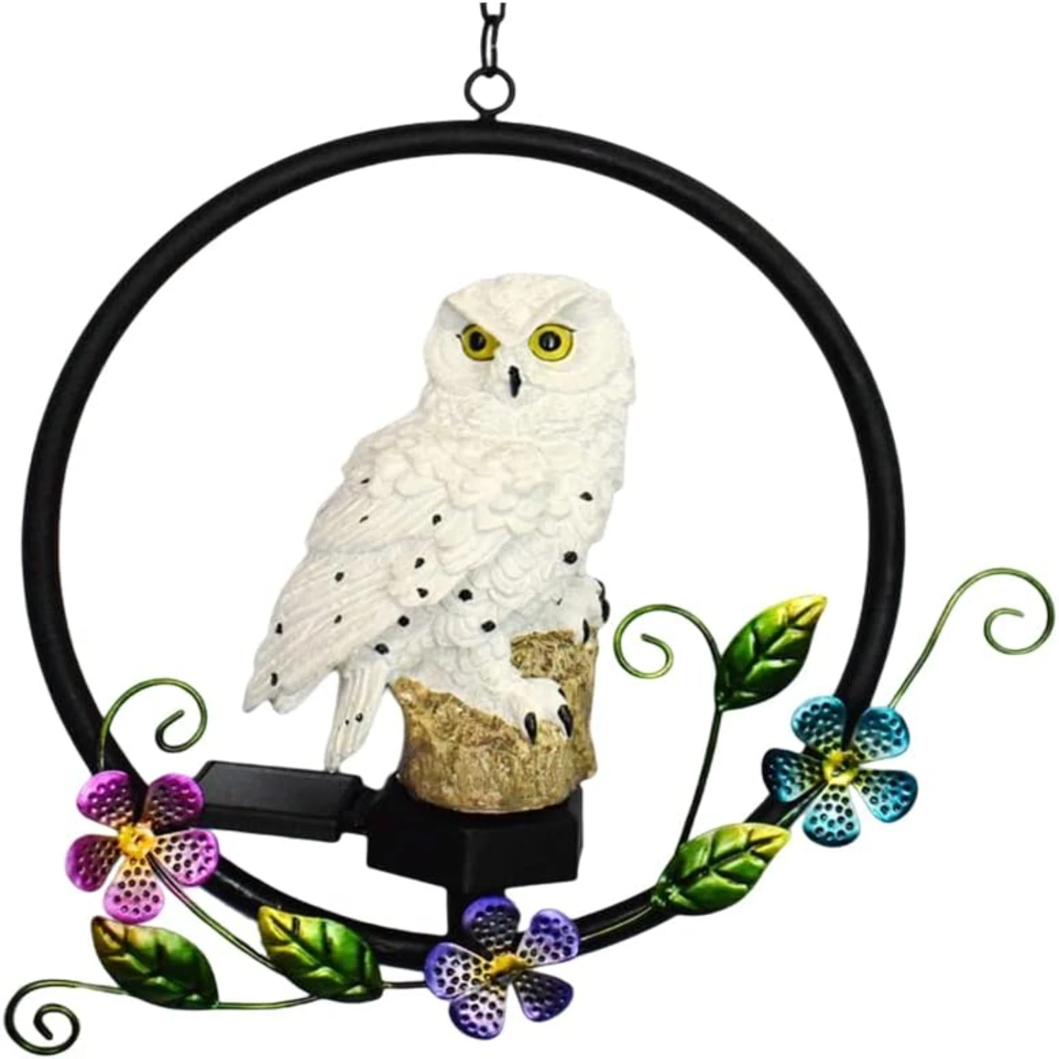 Whimsical and playful, these durable solar owl lights are perfect for adding a bright touch to your outdoor space. With a warm g