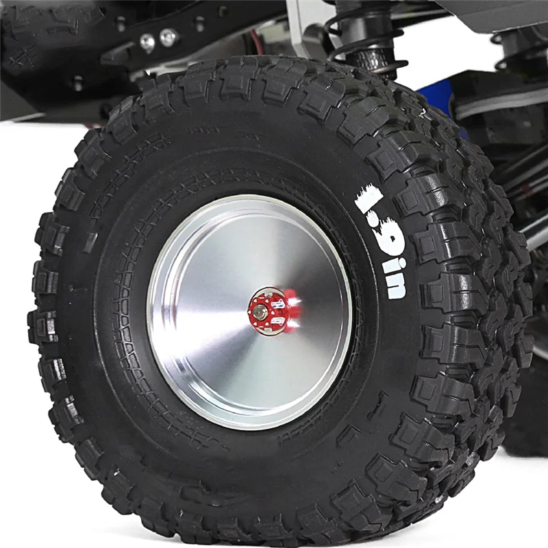 

4Pcs/Set 1.9 Inch Metal Retro Mirror Wheel Hub For SCX10 TRX-4 RC Car Modification Accessories Universal