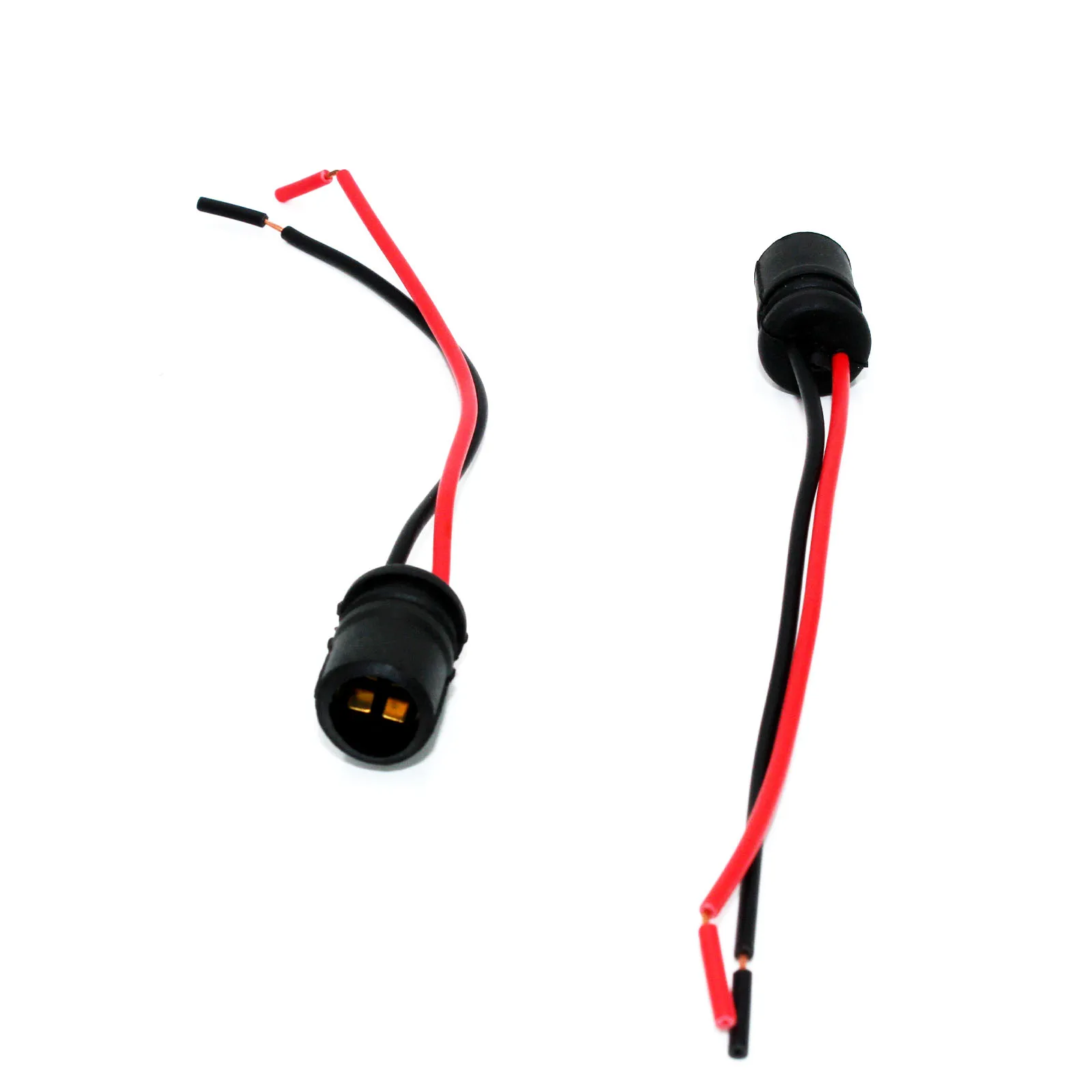 4x T10 194 W5W LED لمبات المقبس أنثى التوصيل قبل السلكية تسخير موصل محول