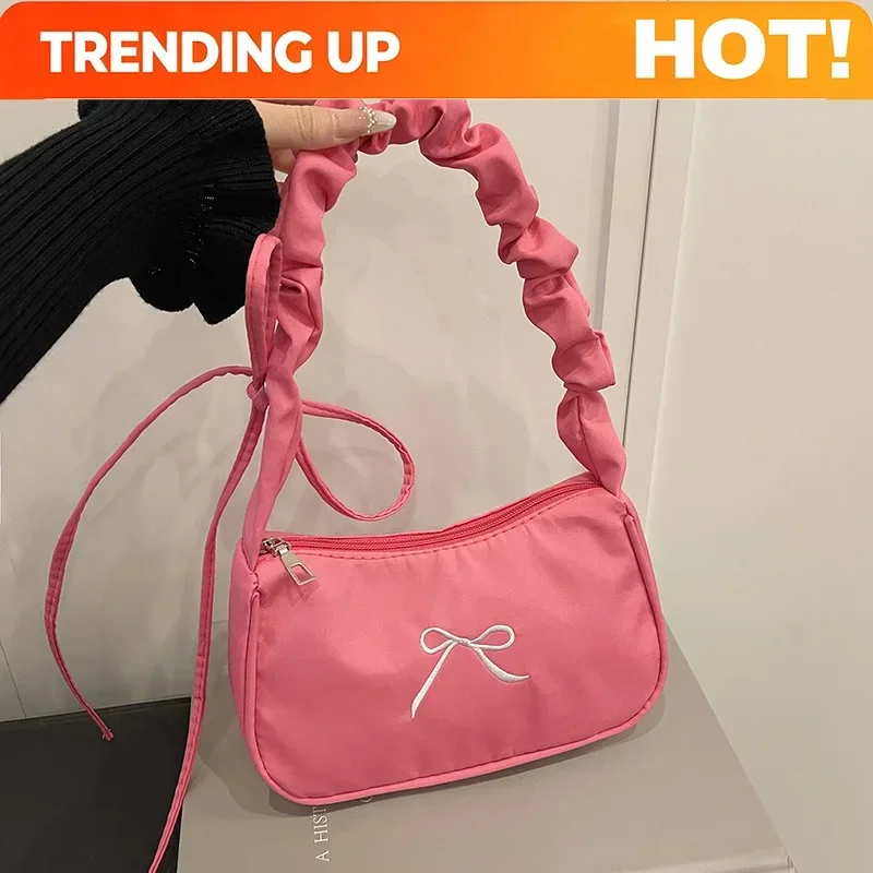 New Retro Comfortable and Versatile Texture Hobo Bag Women Fashion Shoulder Bags Small Crossbody Evening Bags Unique Design