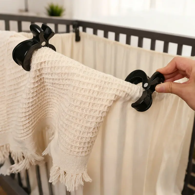 4 قطعة سيارة الطفل لمقعد لعبة مصباح عربة الوتد لربط بطانية ناموسية مقاطع البلاستيك تحديد المشبك عربة طفل الملحقات