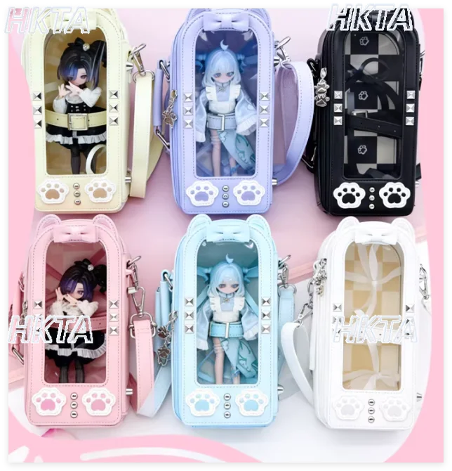 Punk Y2k Dimension 12 Points 8 Points Bjd/mjd/ob11 Doll Bag Cute Doll Outing Bags Women Girls Fashion Backpack Pain Bag Cosplay