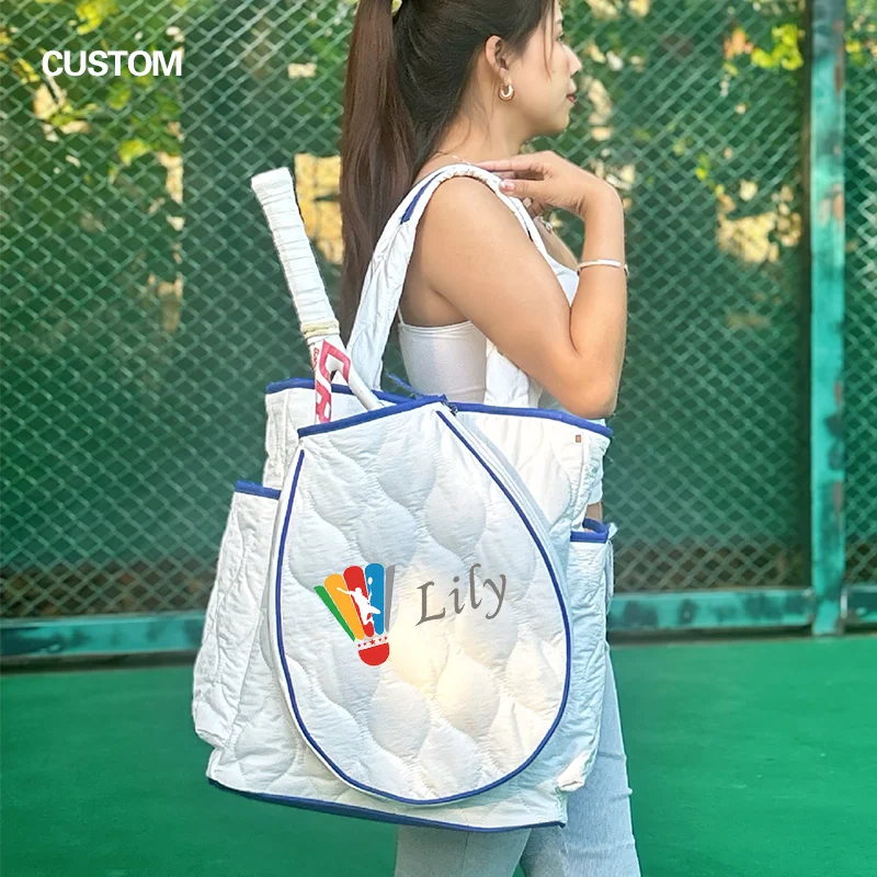 高品質大容量スカッシュパデルバドミントンラケットハンドバッグ - Badminton Logo のレビューと価格