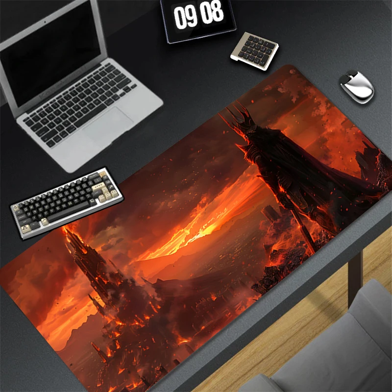 

Mouse Pad Desk Mat Anime The Lord of the Rings Play Mat Gaming Mousepad Speed Computer and Office Gamer Cabinet Keyboard Pad