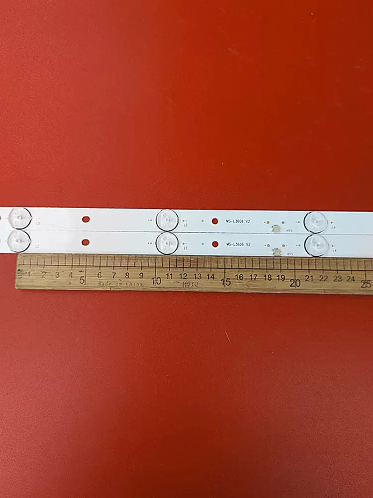 led الخلفية ل Hon Teng 32UD8A R3201 داهوا شاشات كريستال بلورية DHL22-F500 ضوء بار MS-L3606 V2 56.8 سنتيمتر 6LED 3 فولت