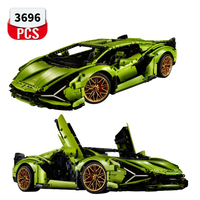 2025 new 3696PCS Lambo Sian Technical Car Model 1:8 Building for Adults Bricks Toys for Boys Block Constructor Gifts Kids
