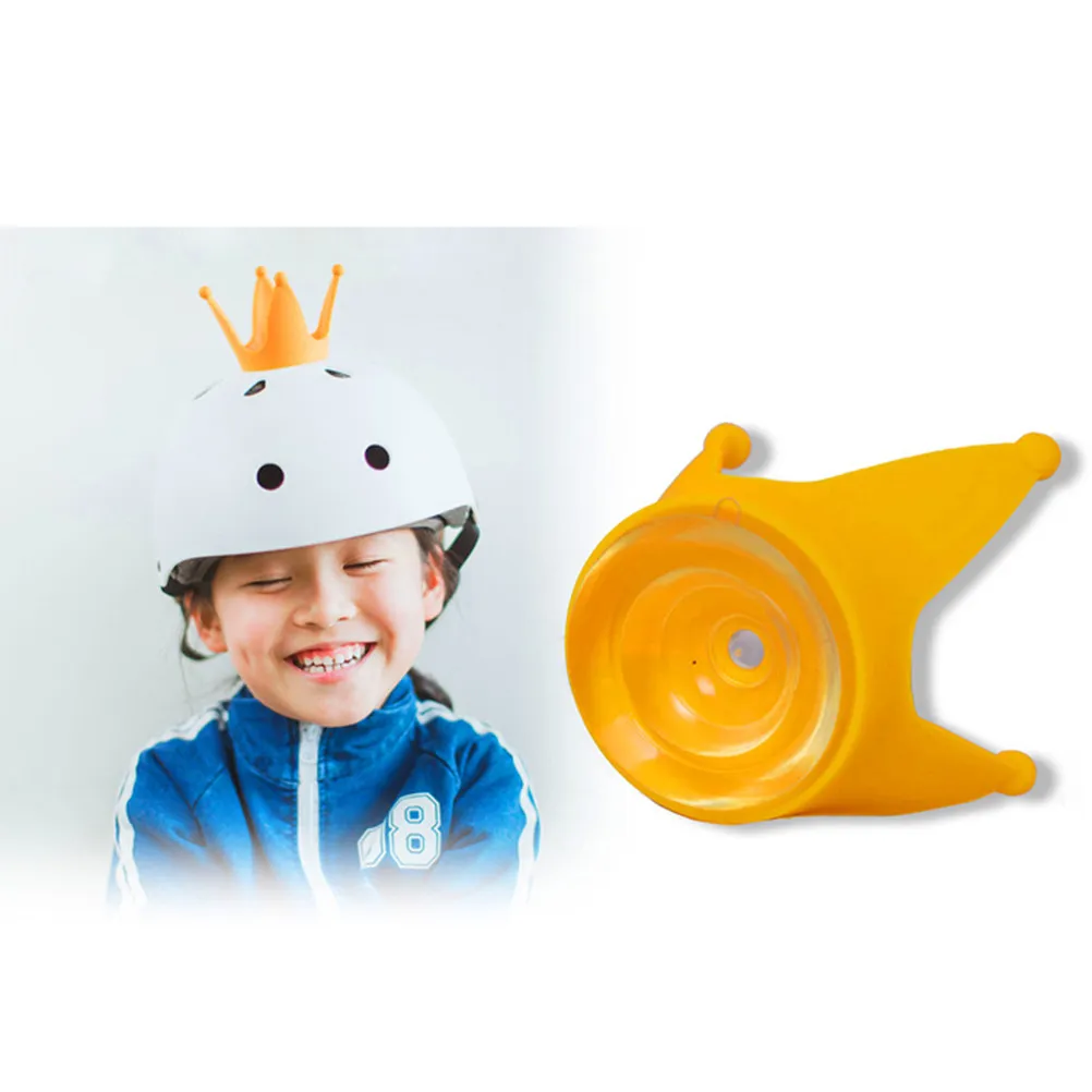 

1Pcs Motorcycle Decoration Silicone Suction Cup Bright Yellow Shape Double Adhesive for Riders Bikers Helmets