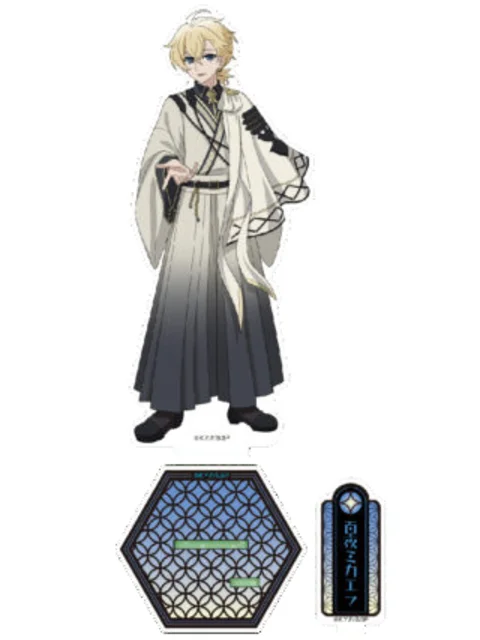 2025 nuevo Seraph of the End Anime Shinoa Hiiragi figura de Cosplay soporte acrílico modelo placa decoración de escritorio regalo de Navidad chica