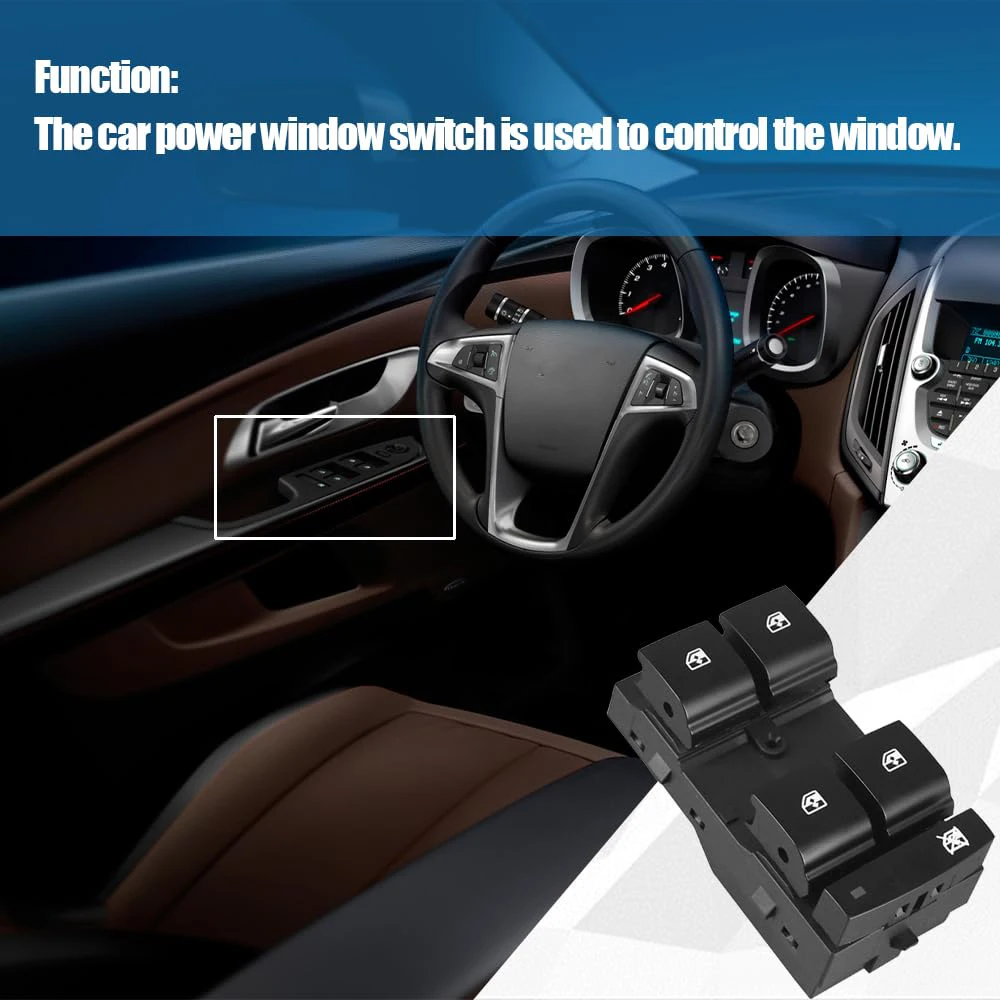 Front Left Window Switch Lifter Control Button for Chevrolet Malibu 2015 2016 Cruze 2011 2012-2016 Auto Parts 20917599