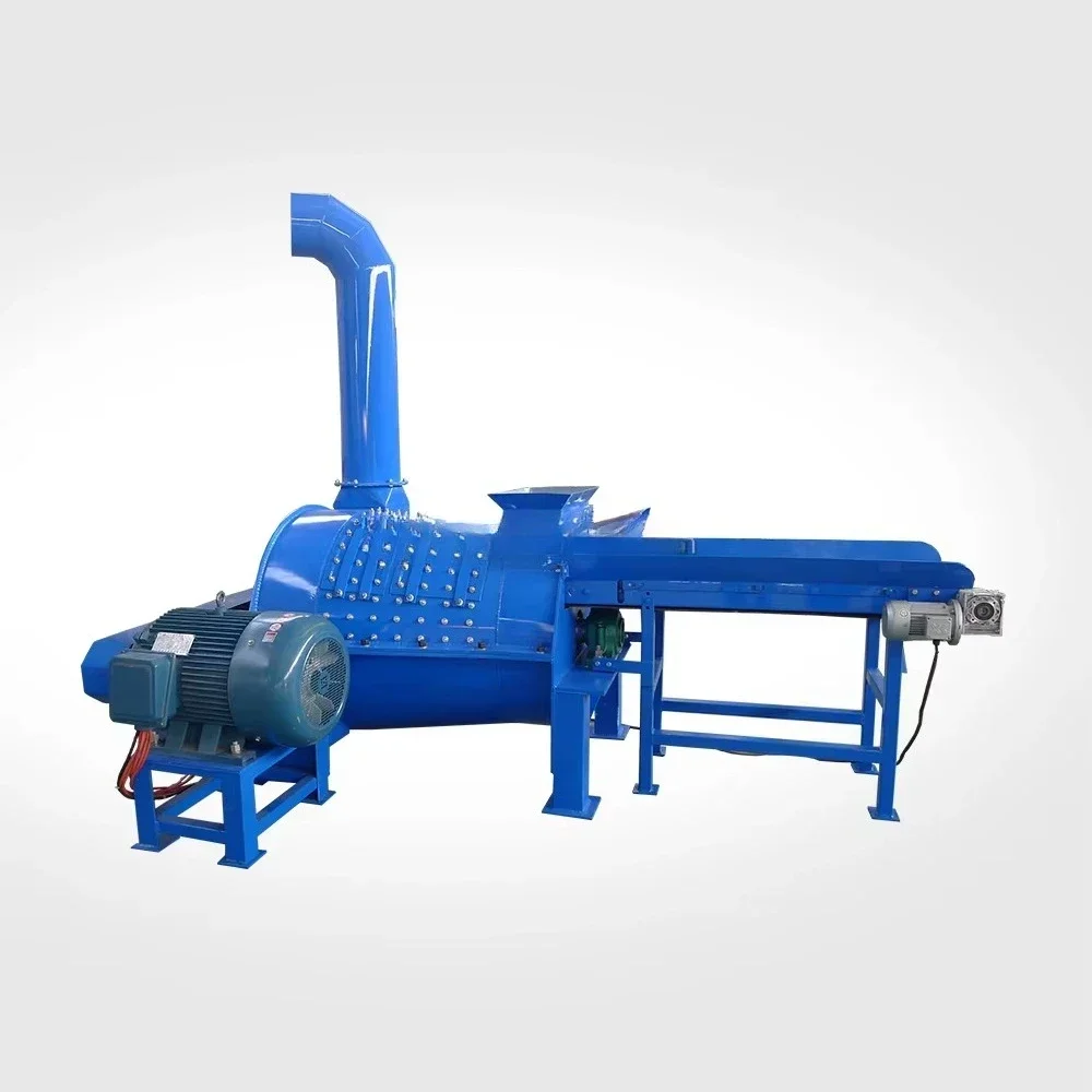 Grass Crusher Hay Chopping Straw Crusher Feed Hammer Mill Grain Grinder For Animal Feed