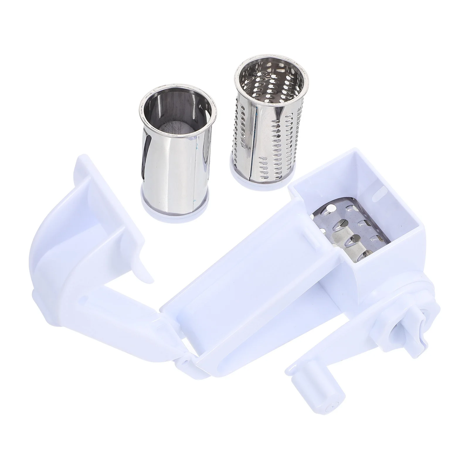 مجموعة واحدة من مبشرة الجبن المصنوعة من الفولاذ المقاوم للصدأ، أداة دوارة يدوية احترافية، مقبض PP، أداة مطبخ متعددة الأغراض سهلة التنظيف #3