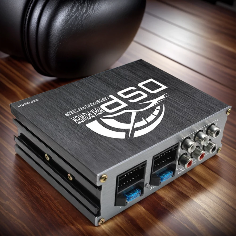 Car DSP Digital Audio Processor 4x50W 4 Channels Support APP Control Class A/B Digital Sound Processor Car Accessories