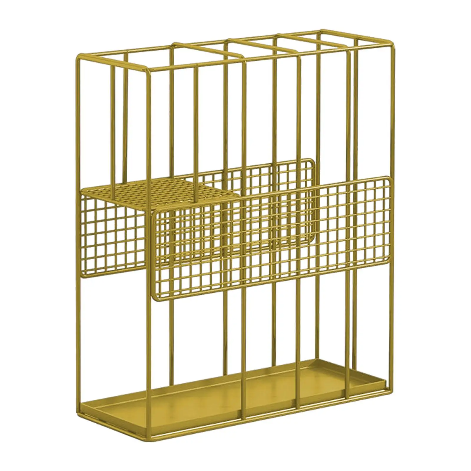 

Indoor Outdoor Umbrella Rack Entryway Umbrella Holder with Detachable Drip Tray Stand Commercial Use for Entryway