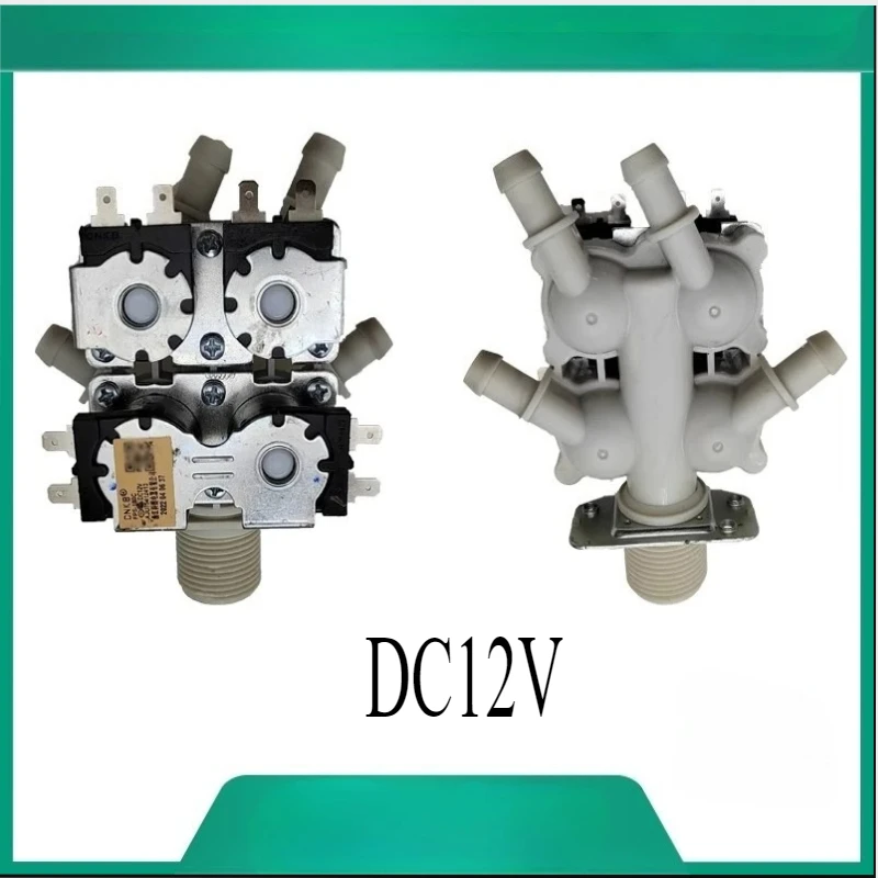 

DC12V 1 шт. подходит для стиральной машины LG AJU75412402/13 DC один вход четыре впускного клапана 5521ER1002M электромагнитный клапан
