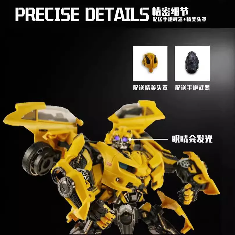 Spot Goods Transforming ของเล่น BB-01 รุ่นขยาย Wasp Warrior ภาพยนตร์รถรูป Action ตัวเลขสะสมของขวัญ