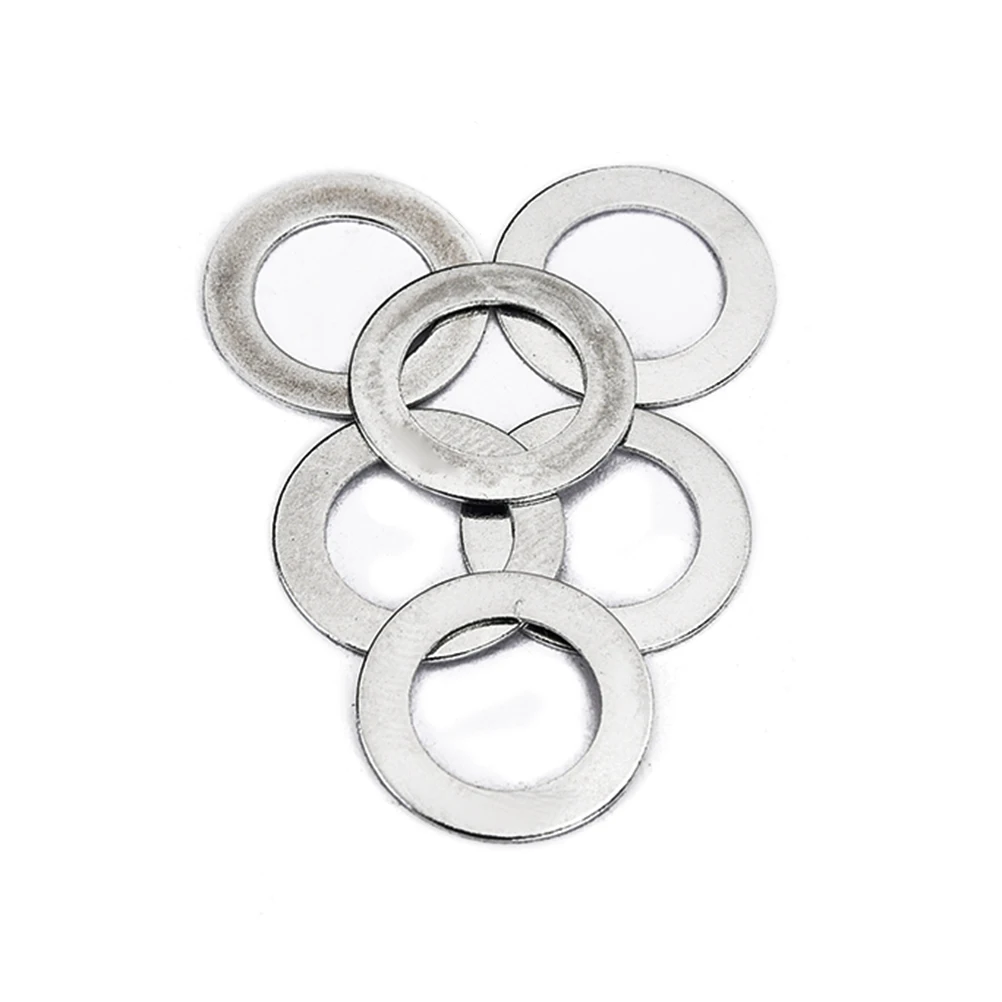 

50 pcs Round Gasket Kit Guitar Bass Washers 9mm Flat Nuts Instrument Parts High Quality Easy Install Matching Color