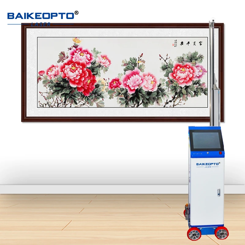 BK-UV64 Top-selling New Wall Printer UV Ink Double H16 Print Head Painting  9600dpi Resolution