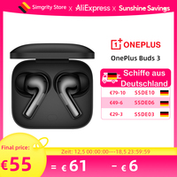 Global Version OnePlus Buds 3 TWS Earphone 49dB Active Noise Cancellation Bluetooth 5.3 True Wireless Headphone Earbuds
